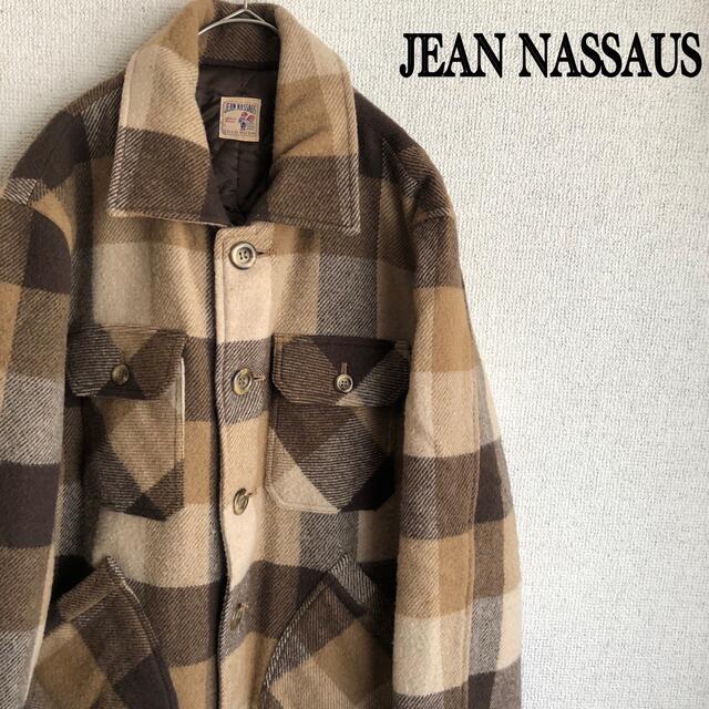 jean nassaus(ジーンナッソーズ)のJEAN NASSAUS キルティング　チェック　シャツ　ジャケット　ブルゾン メンズのジャケット/アウター(ブルゾン)の商品写真