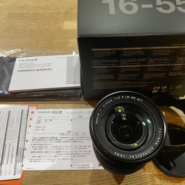 【極美品】FUJIFILM XF16-55mmF2.8 R LM WR【保証書】