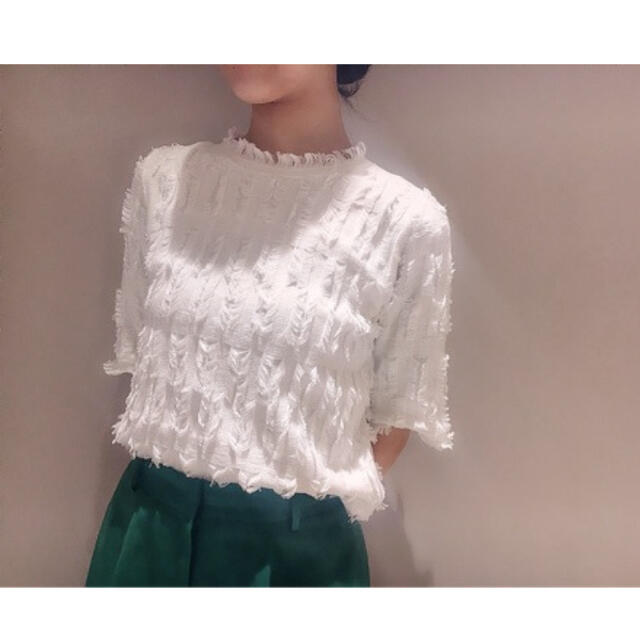 新品♡フレイアイディーランダムフリンジプルオーバー