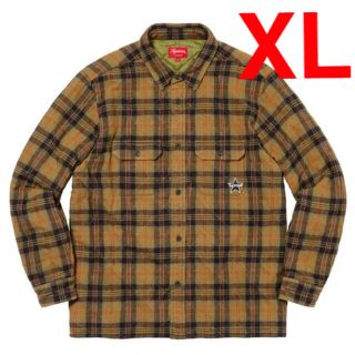 シュプリーム(Supreme)のSupreme Quilted Plaid Flannel Shirt XL(シャツ)