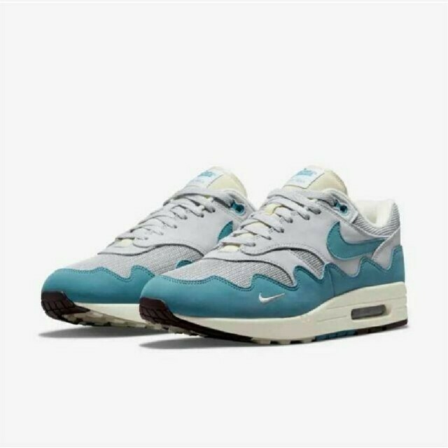 NIKE Air Max1 x Patta  Noise Aqua 27.5cm メンズの靴/シューズ(スニーカー)の商品写真