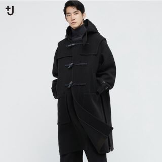 ジルサンダー(Jil Sander)のユニクロ +J オーバーサイズウールダッフルコートLサイズ ジルサンダー(ダッフルコート)