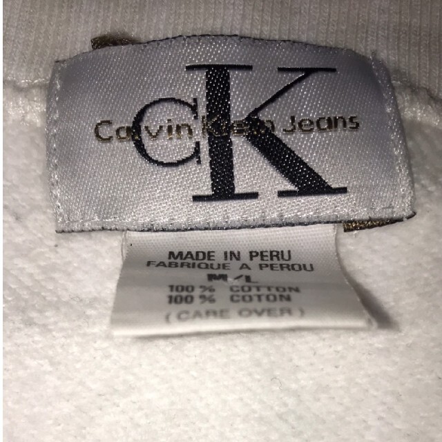 Calvin Klein(カルバンクライン)の激レア★90s  Calvin Klein キャップ＆スウェットセット メンズのトップス(スウェット)の商品写真