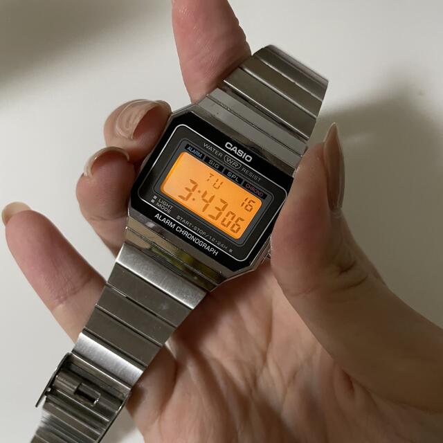 CASIO(カシオ)のCASIO シルバー時計 メンズの時計(腕時計(デジタル))の商品写真