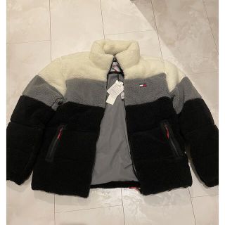 トミーヒルフィガー(TOMMY HILFIGER)のTOMMY JEANS CozyCapsule カラーブロックパッファジャケット(ダウンジャケット)