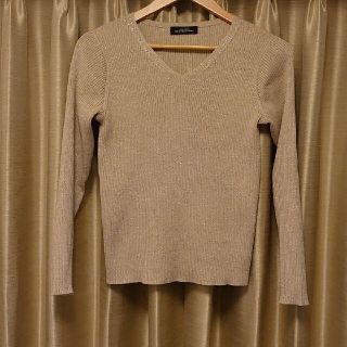 ユナイテッドアローズグリーンレーベルリラクシング(UNITED ARROWS green label relaxing)のグリーンレーベルリラクシング 女子力up ニット×ラメ(ニット/セーター)