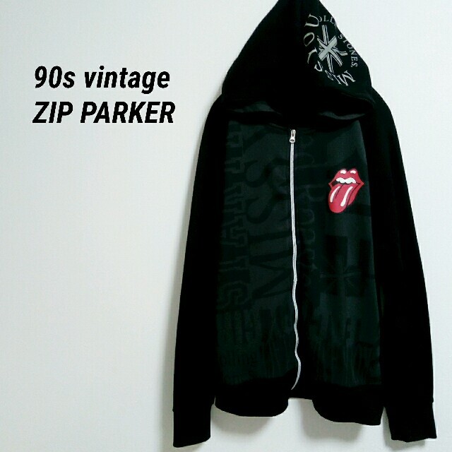 美品 Rolling Stones ローリングストーンズ　ジップパーカー