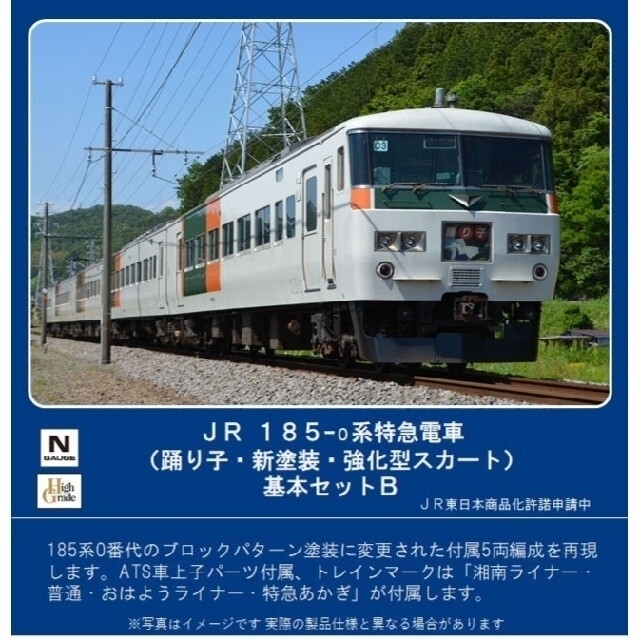 185系修善寺行き編成  185系0番台 (踊り子・新塗装・強化型スカート)基本セットB