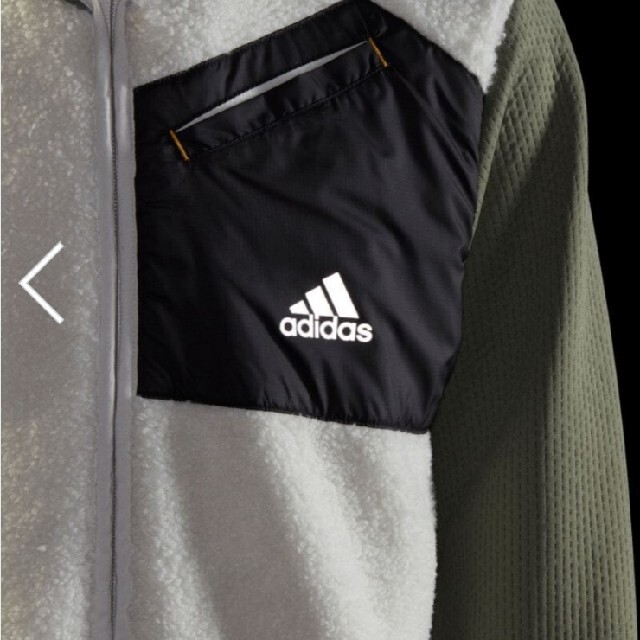 adidas(アディダス)の454新品タグ付き！アディダスのファーパーカージャケット キッズ/ベビー/マタニティのキッズ服男の子用(90cm~)(ジャケット/上着)の商品写真