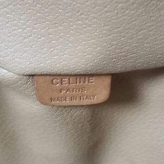 celine   CELINE マカダム柄 バニティ バッグ オールドセリーヌの