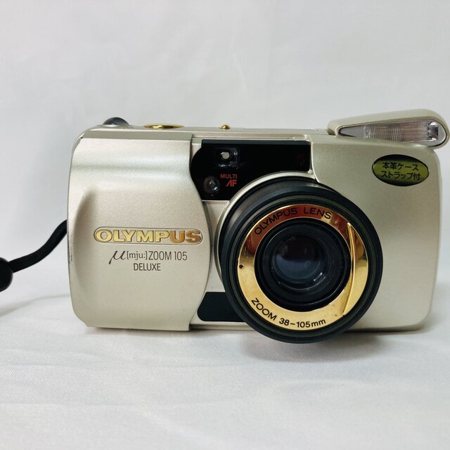 OLYMPUS(オリンパス)の【完動品】フィルムカメラ　OLYMPUS μ ZOOM 105 スマホ/家電/カメラのカメラ(フィルムカメラ)の商品写真