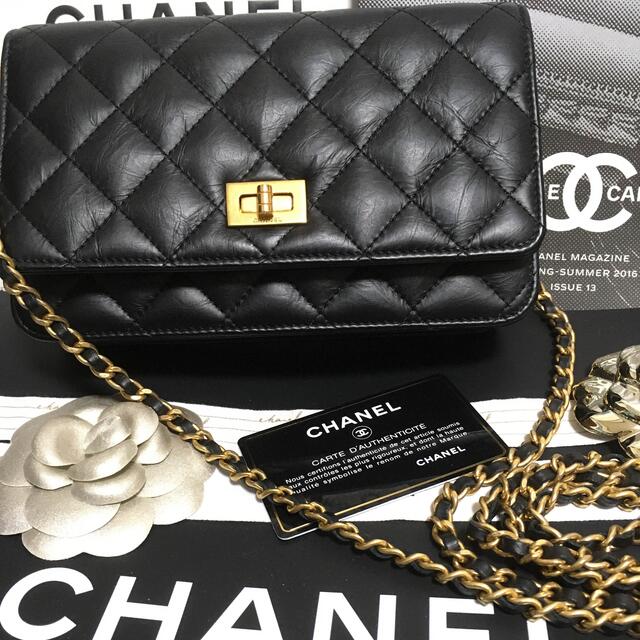 レディースCHANEL チェーンウォレット 正規品 シャネル マトラッセ