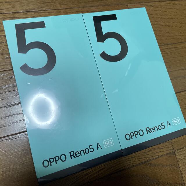 【新品未開封】OPPO Reno5 A  SIMフリー版 2台セットスマートフォン本体