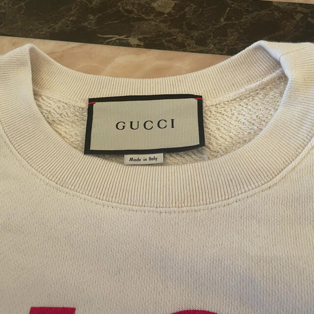 出産祝い Gucci - ラムパッチ付オーバーサイズスウェット(XS) GUCCI
