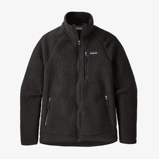 パタゴニア(patagonia)のpatagonia レトロパイルジャケットM 黒 BLACK(ブルゾン)