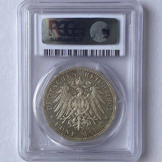 アンティークコイン PCGS PF63 CAM 銀貨の通販 by Melanie’s shop｜ラクマ 1901 ドイツ プロシア 最安値定番