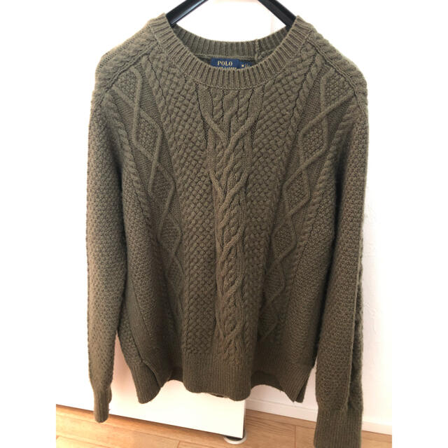 手編みポロ　ラルフローレン  セーター