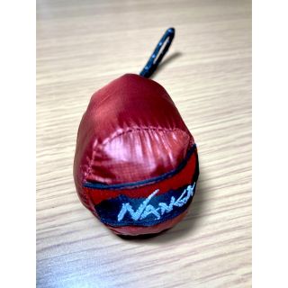 ナンガ(NANGA)の【新品】ナンガ NANGA ポケッタブルエコバッグ　BORDEAUX（赤）(エコバッグ)