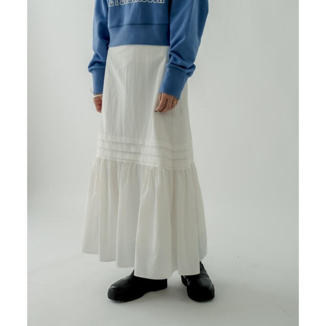 mystic(ミスティック)のナイロンティアードスカート レディースのスカート(ロングスカート)の商品写真