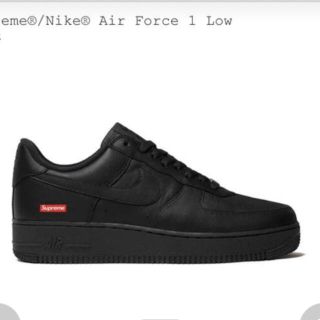 シュプリーム(Supreme)のSupreme Nike AirForce1Low Black 27.0cm(スニーカー)