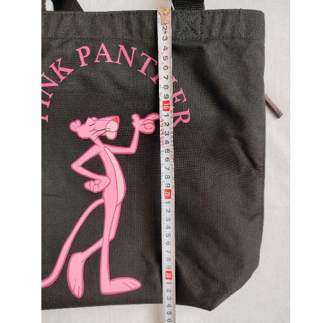 未使用品 ピンクパンサー PINKPANTHER トートバッグ 黒 エンタメ/ホビーのアニメグッズ(その他)の商品写真