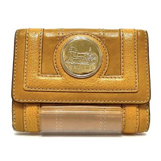 セリーヌ(celine)のセリーヌ Wホック財布 - オレンジ レザー(財布)