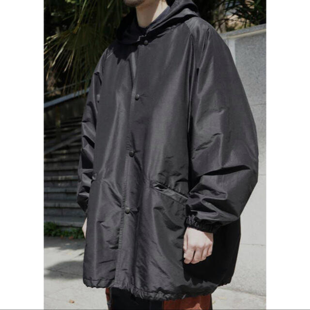 人気No.1】 COMOLI - 21ss comoliコットンシルクフーデットコート