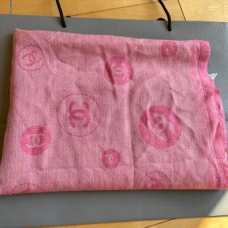 シャネル(CHANEL)の専用　CHANEL  シャネル　ストール　難あり　ピンク　マフラー　パシュミナ　(ストール/パシュミナ)