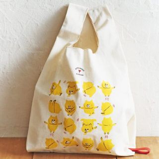 ハクセンシャ(白泉社)のノラネコぐんだん ニャーニャーマルシェＢＡＧ(キャラクターグッズ)