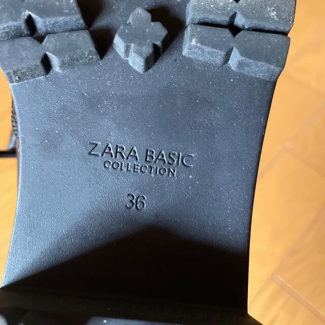 ZARA(ザラ)の値下げしました　zara レ-スアップシュ-ズ レディースの靴/シューズ(ローファー/革靴)の商品写真