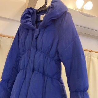 マウジー(moussy)のmoussyコート　ブルー紫(ダウンコート)