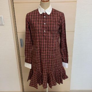 ラルフローレン(Ralph Lauren)の【美品】Ralph Lauren チェックシャツワンピース(ミニワンピース)