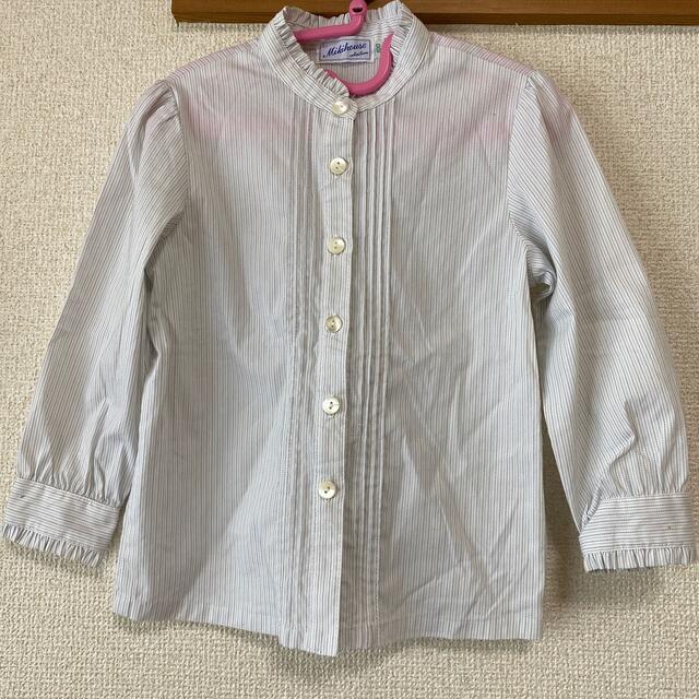 mikihouse(ミキハウス)のミキハウス　ブラウス　シャツ　100 キッズ/ベビー/マタニティのキッズ服女の子用(90cm~)(ブラウス)の商品写真