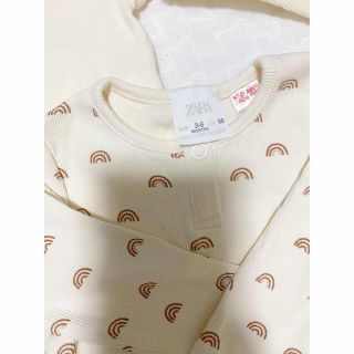 ザラキッズ(ZARA KIDS)のnene様専用⭐︎ 新品・美品☀︎ ZARA baby リブ編みロンパース(ロンパース)