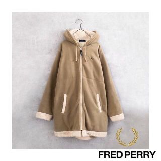 フレッドペリー(FRED PERRY)のランさま★ FRED PERRY ボア パーカー ワンピース ビッグ スウェット(パーカー)