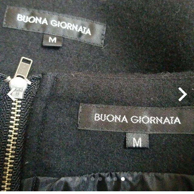 BUONA GIORNATA(ボナジョルナータ)のBUONA GIORNATA  ライダース ミニスカート レザー セットアップ！ レディースのジャケット/アウター(ライダースジャケット)の商品写真