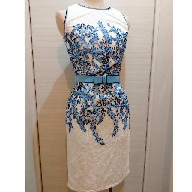 Tadashi Shoji タダシショージ 可憐な刺繍ワンピース 0 | tspea.org