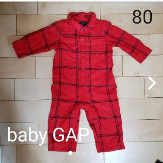 ベビーギャップ(babyGAP)のロンパース　80(ロンパース)