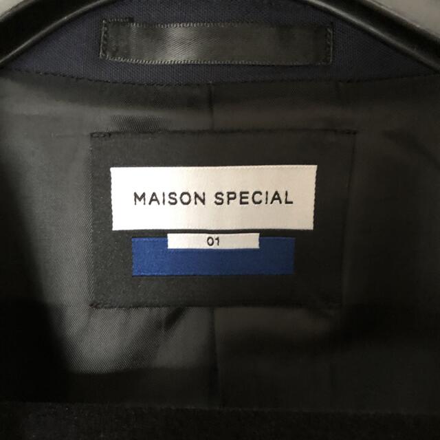 Maison Special コーデュラ ウールピークドラペル ダブル ブレザー