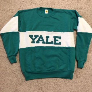 デッドストック　ヴィンテージ  YALE イェール大学　スウェットシャツ(スウェット)