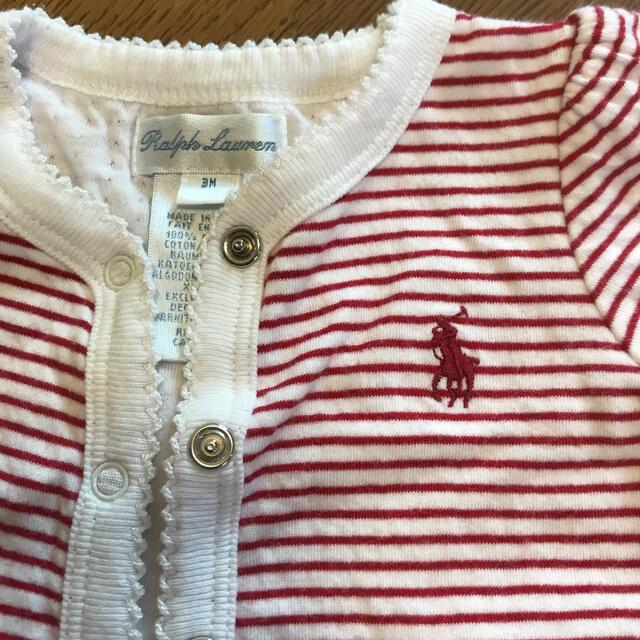 Ralph Lauren(ラルフローレン)の最終お値下 ラルフローレン KIDS セットアップ フリル キッズ/ベビー/マタニティのベビー服(~85cm)(ロンパース)の商品写真