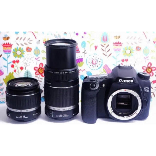 しません】 Canon - Wi-Fi内蔵❤️Canon EOS 70D❤️お散歩カメラ