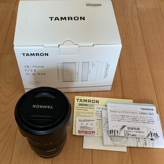 【美品】TAMRON 28-75mm F/2.8 A036SF標準ズームレンズ