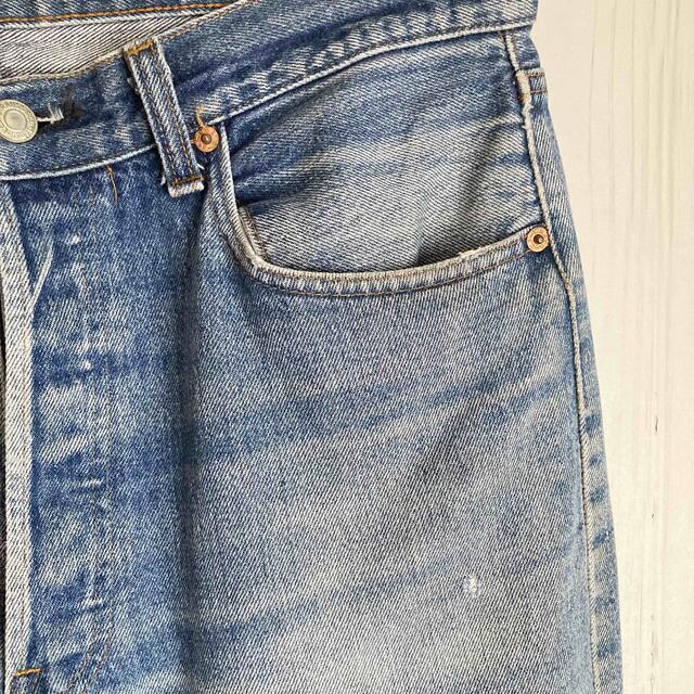 Levi's - Levi's 501 USA製 赤耳移行期 金脇割 W35 ビンテージ Levi's - Levi's 501 USA製 赤耳移行期 金脇割 W35 ビンテージ