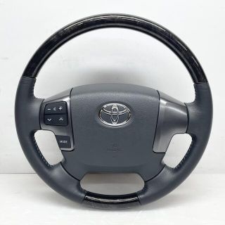 自動車/バイク【週末限定価格】ハイエース200系　純正ステアリング　ダークプライム