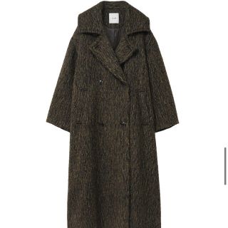 写真追加新品タグ付クラネMIX SHAGGY LADY COAT 完売2サイズ(ロングコート)