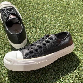 コンバース(CONVERSE)の美品23 converse コンバース ジャックパーセル レザーパッチ G715(スニーカー)