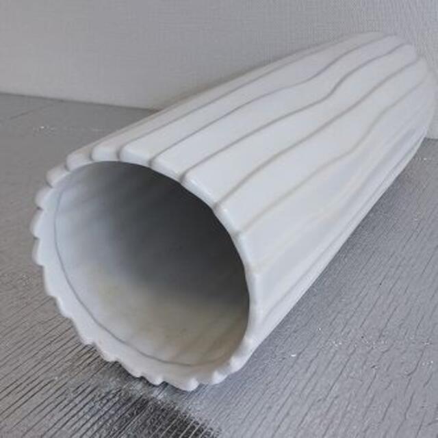 陶器　植木鉢（白色） ハンドメイドのフラワー/ガーデン(プランター)の商品写真