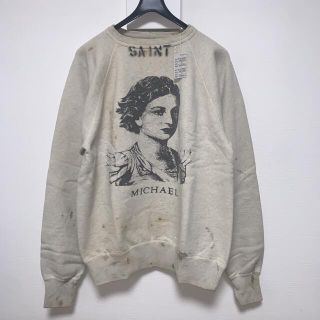 レディメイド(LADY MADE)の【SAINT MICHAEL】RAGLAN SWEAT/新品タグ付/送料込(スウェット)