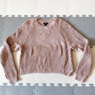 エイチアンドエイチ(H&H)のH&M ニット プルオーバー　ペールピンク Sサイズ(ニット/セーター)